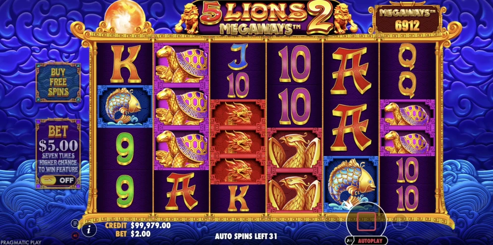 5 Lions Megaways 2