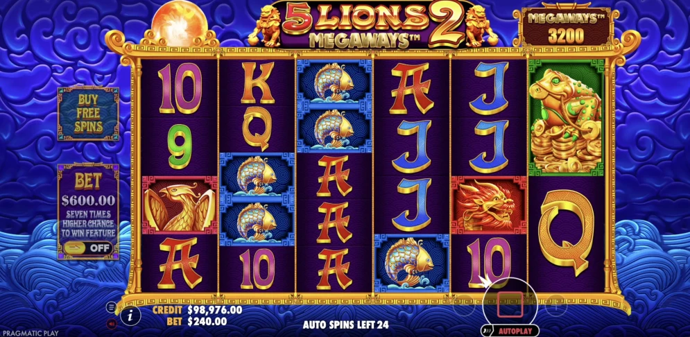 5 Lions Megaways 2 Slot